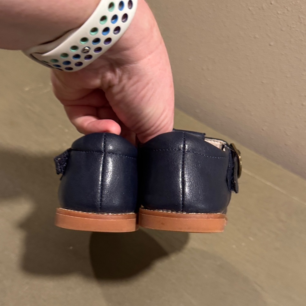 Felix & Flora Navy Kids Dress Buckled Mary Jane Shoes size 8 - Picture 5 of 6